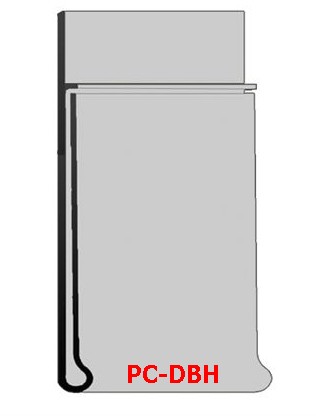 Profilo portaprezzi “PC-DBH” 39 con nastro adesivo