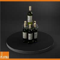 Porta Bottiglie Vino in plexiglass